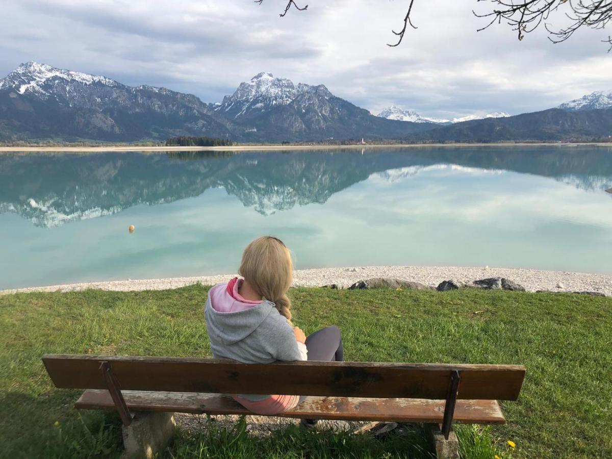 Neuschwanstein-Blick Apartment Fussen Bagian luar foto